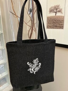 Tote Bag, MERMAID Tote with Short Handle. So Cute. Made in Canada
